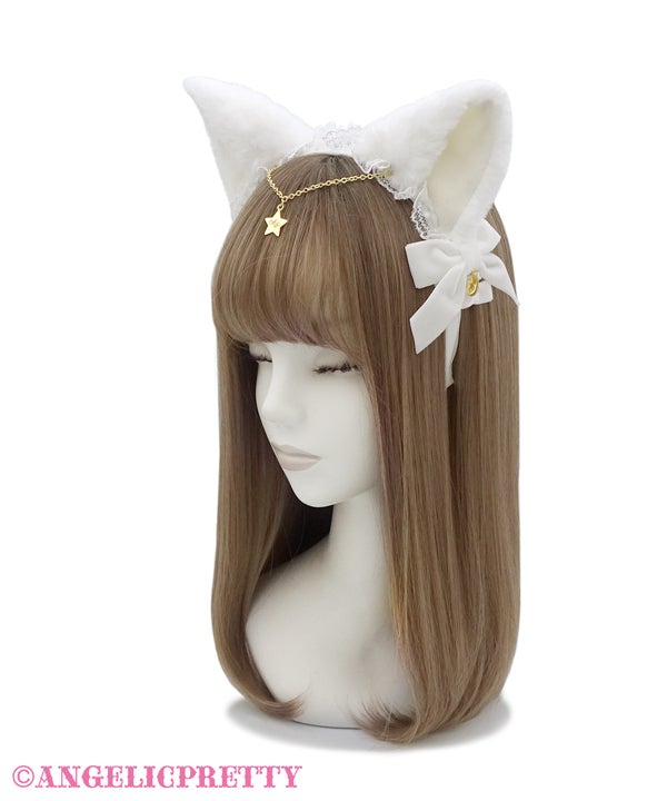 Milk Cat Headband (2022) by Angelic Pretty
