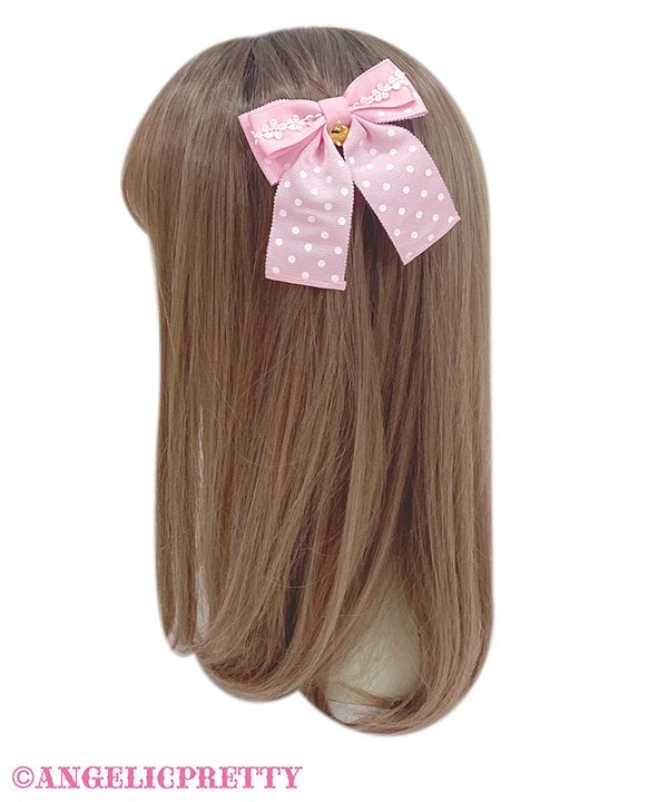 Sweet Dot Ribbon Clip Set by Angelic Pretty