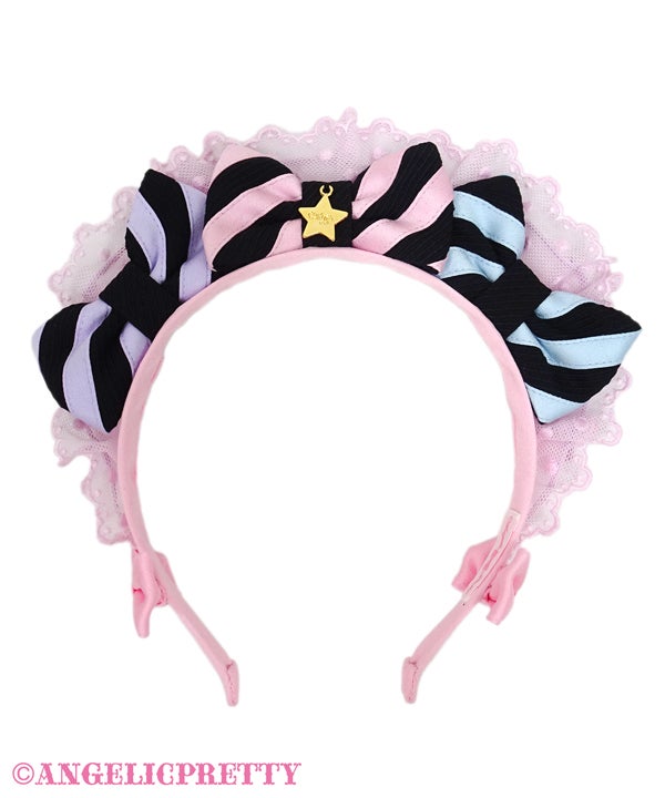 アンジェリックプリティ　Happy Treat Cafe Headband Happy Treat Cafe Head Bow by Angelic Pretty
