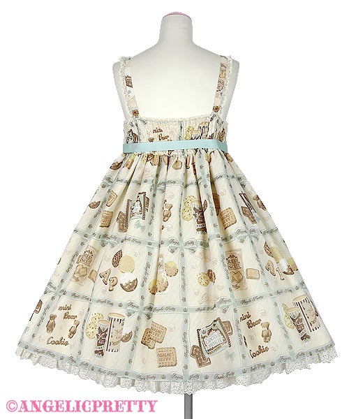 Cream Cookie Collection High Waist JSK (2021) by Angelic Pretty