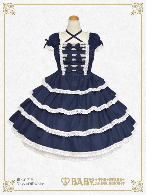 Ribbon Milky Sugar JSK (2022 2nd release) by Baby, the Stars Shine