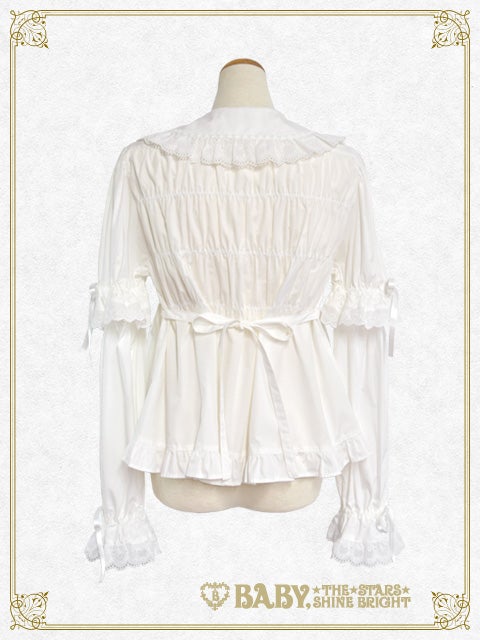 Detachable Sleeves Babydoll Blouse by Baby, the Stars Shine Bright