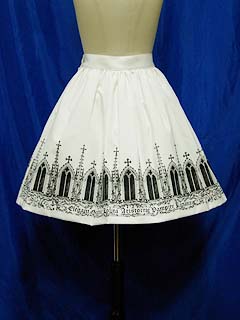 Gothic Arch Print Skirt by Moi-même-Moitié