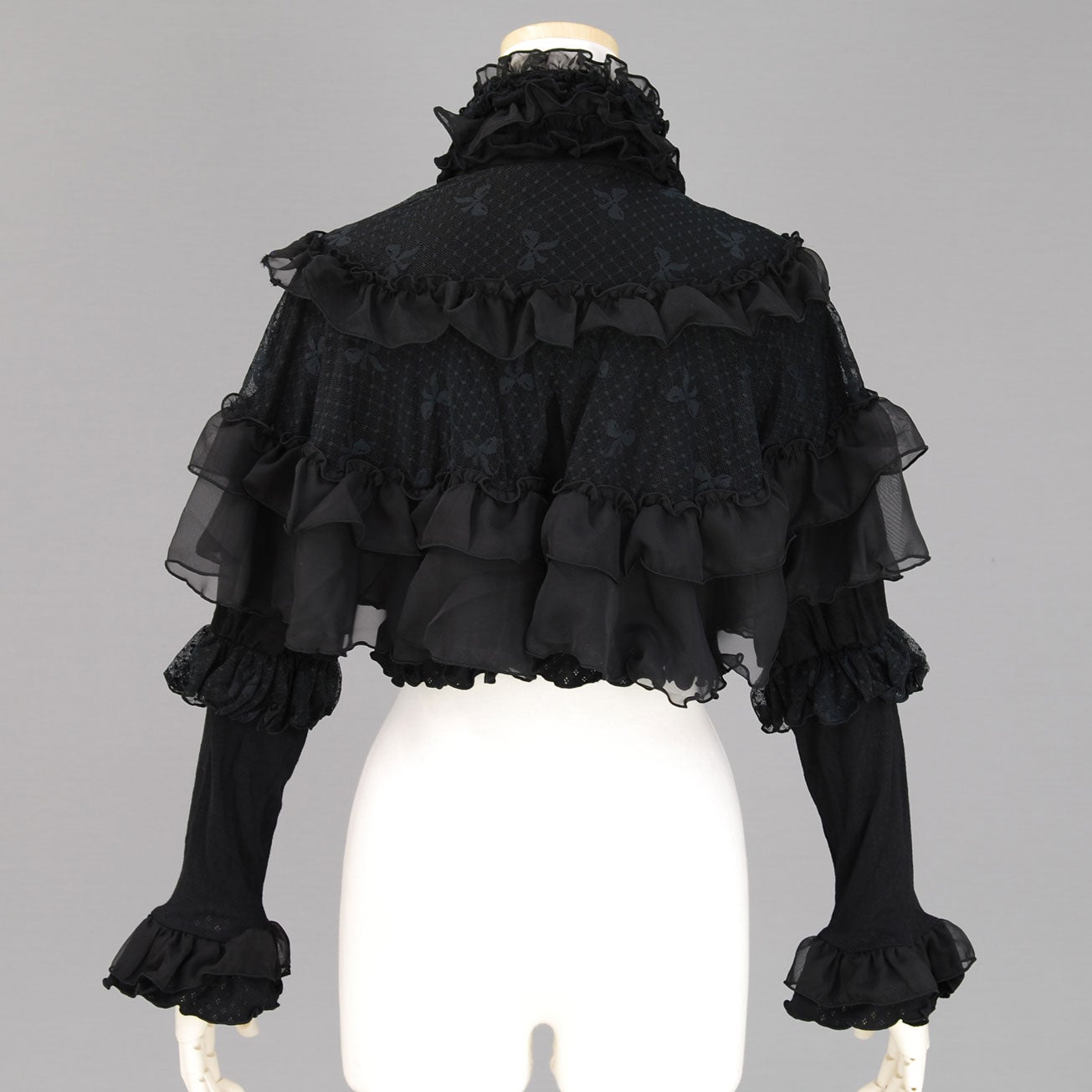 FRILL Volume Bolero Cardigan by h.NAOTO