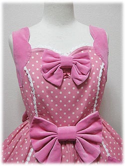 Polkadot Angel Pony Applique JSK by Angelic Pretty