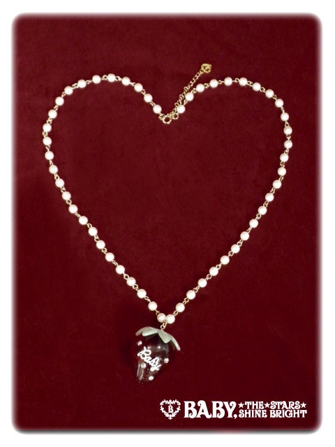 Strawberry Necklace by Baby, the Stars Shine Bright