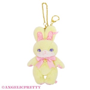 Lovely Lyrical Bunny Plush Charm (2024) by Angelic Pretty