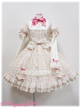Stripe Rosy OP by Angelic Pretty