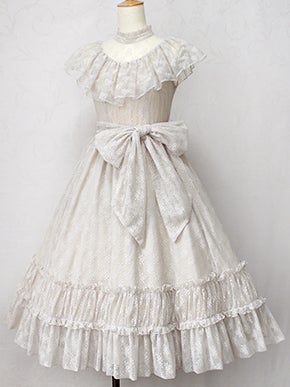 Elegant Lacey Frill Long OP by Victorian Maiden