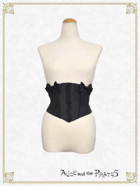 Alice and the PIRATES メアリーリボンコルセット サックス Mary Ribbon Corset by Alice and the Pirates