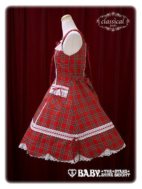 Tartan Check Hem Scallop JSK (2015) by Baby, the Stars Shine Bright
