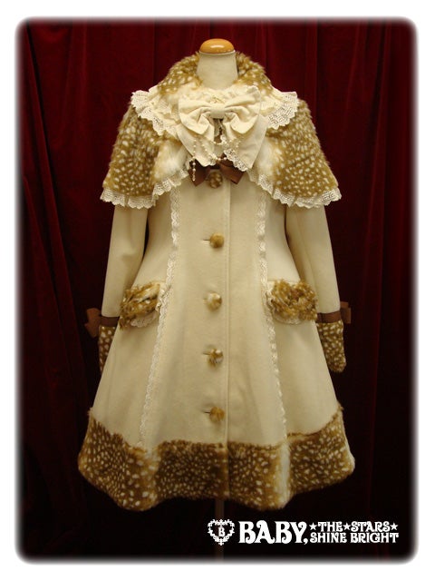 BABY, THE STARS SHINE BRIGHT ブラウンケープ Sweet Fawn Cape by Baby, the Stars Shine Bright