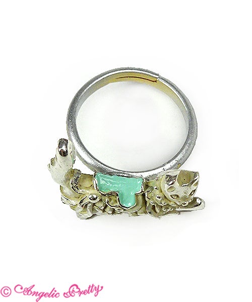 Dream Cat Go Round Ring by Angelic Pretty