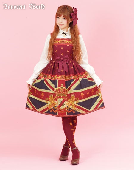 Union Jack High Waist JSK by Innocent World