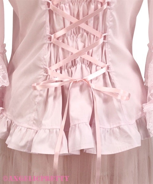 Princess Ribbon Decoration Blouse by Angelic Pretty