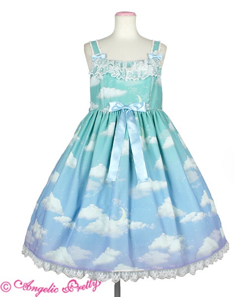 Misty Sky Brilliant Color JSK Set (2020) by Angelic Pretty