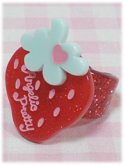 Strawberry-chan Ring by Angelic Pretty