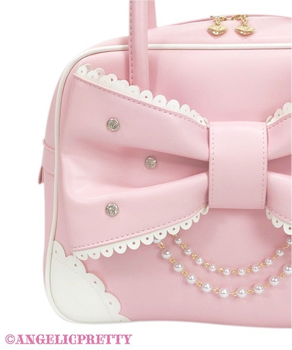 Jewelry Ribbon Boston Bag (2025) by Angelic Pretty