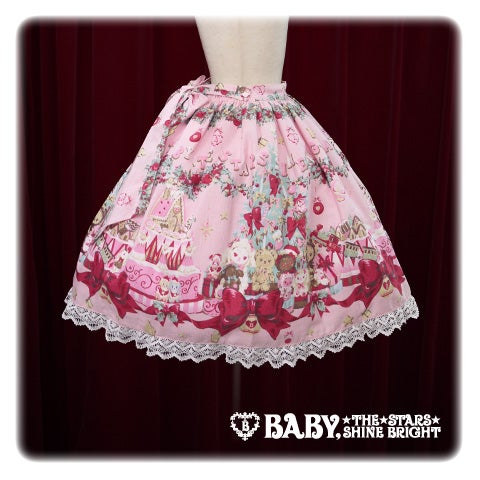 Kumya chan's Christmas Holly Night Skirt by Baby, the Stars Shine