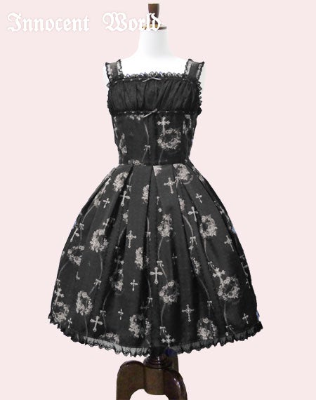 Rose and Cross Lace JSK by Innocent World