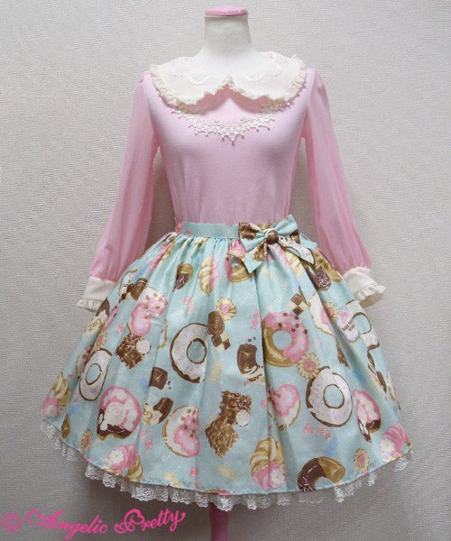 Baked Sweets Parade Skirt by Angelic Pretty