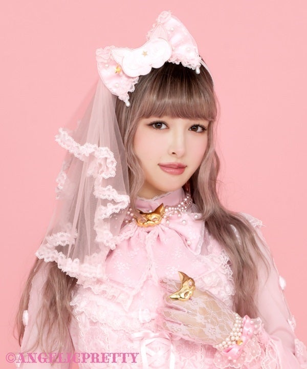 Angelic Pretty Masquerade Cat チョーカー Masquerade Cat Head Bow by Angelic Pretty