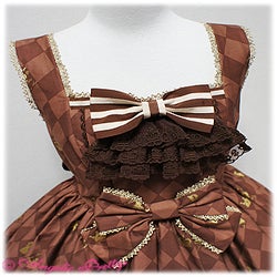 Chess Chocolate Jabot JSK (2011 2nd Release) by Angelic Pretty