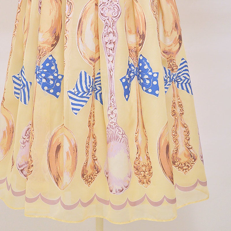Teaspoon Print Sleeveless OP by Emily Temple Cute