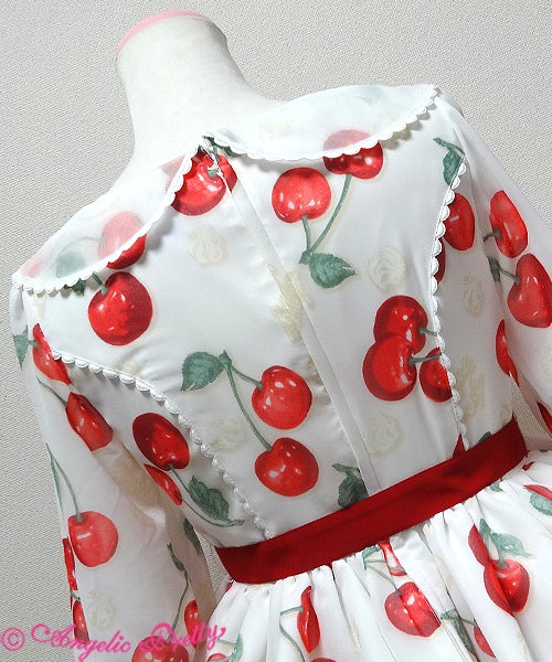 Angelic Pretty creamy cherry ワンピース チェリー柄 Creamy Cherry