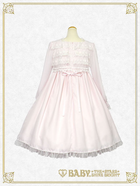 BABY うさくみゃちゃんのDreamyシフォンワンピース サックス BABY うさくみゃちゃんのDreamyシフォンワンピース サックス BABY うさ