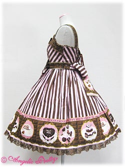 Melty Chocolate High Waist JSK (2010) by Angelic Pretty