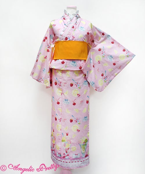Angelic Pretty　Dreamy Parfait 浴衣 Set Dreamy Parfait Yukata Set by Angelic Pretty