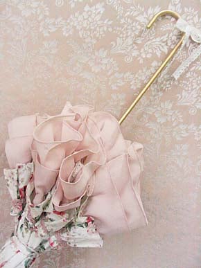 Rococo Bouquet Frill Parasol by Victorian Maiden