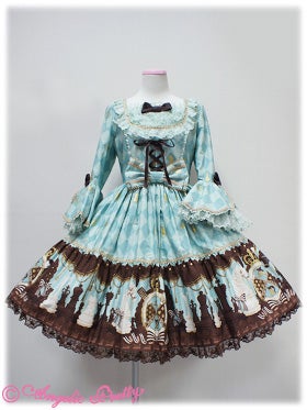 Chess Chocolate Princess OP Set by Angelic Pretty