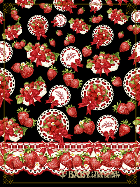 Love's Strawberry Afternoon Tea Head Bow by Baby, the Stars Shine