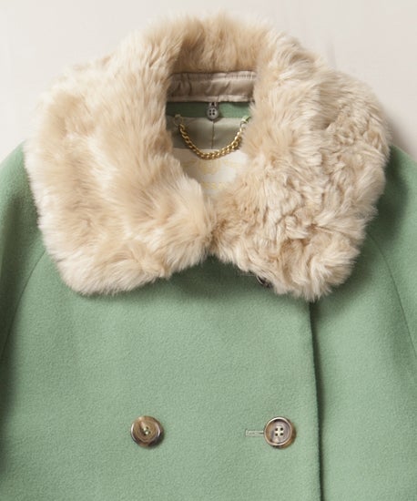 Fur Collar Cape Coat by Jane Marple