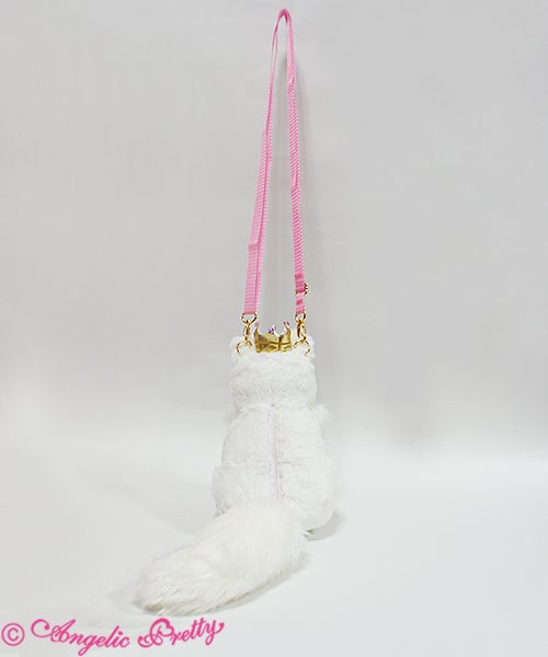 Princess Cat Stuffed Pouch by Angelic Pretty