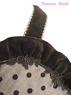 Flocked Polka Dot JSK (93cm) by Innocent World