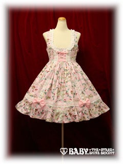 2010 ベイビーザスターズ Blooming  White JSK Blooming Snow White Underbust JSK by Baby, the Stars Shine Bright