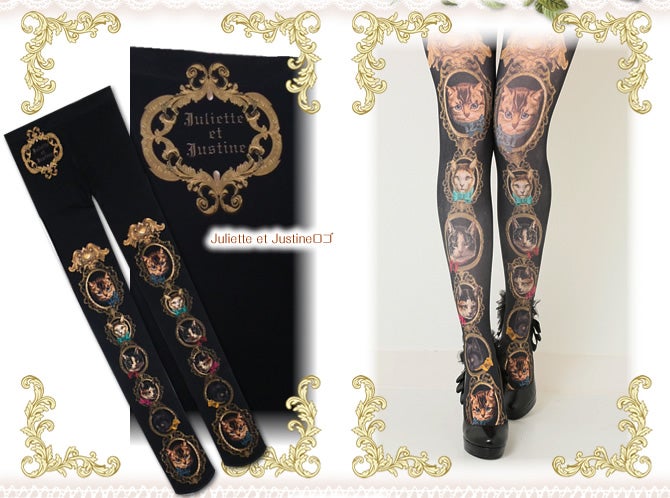 Le Cadre du Chat Tights by Juliette et Justine