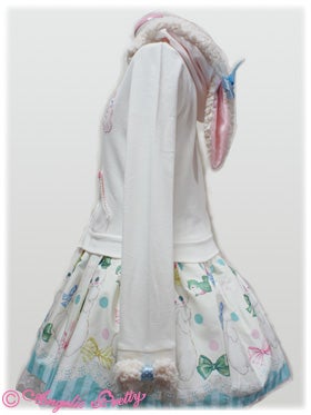 Marshmallow Bunny Applique Parka by Angelic Pretty
