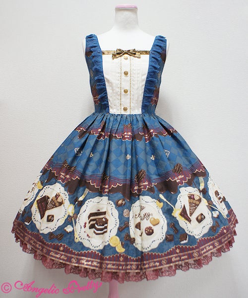 Antique Chocolaterie Switching JSK by Angelic Pretty