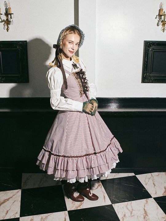 DUKES Striped Mary Rose JSK by Victorian Maiden