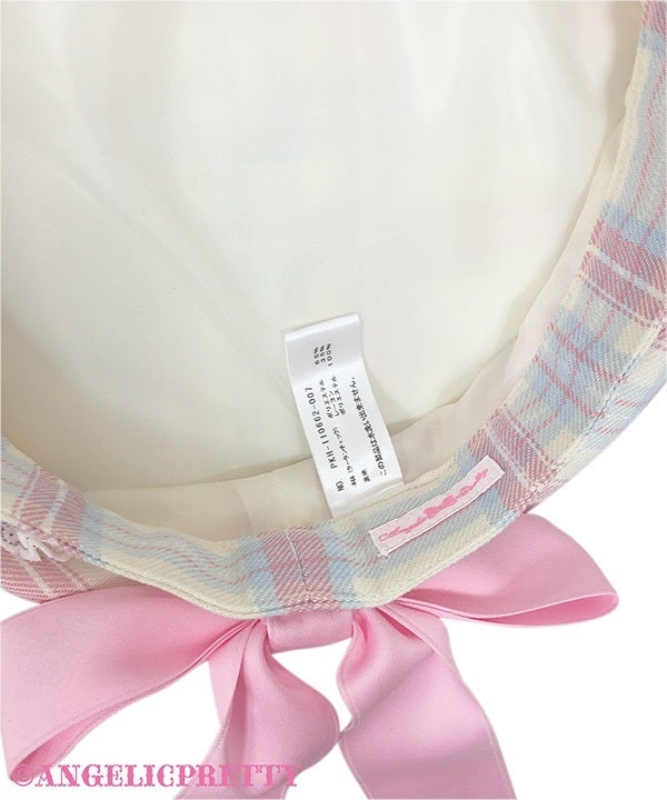 Sugary Tartan Check Beret by Angelic Pretty