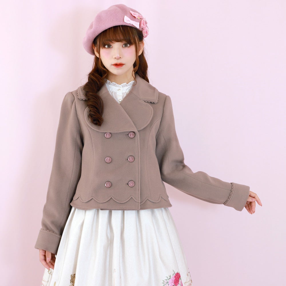 【エミリーテンプルキュート】ショートコート Scalloped Short Coat by Emily Temple Cute