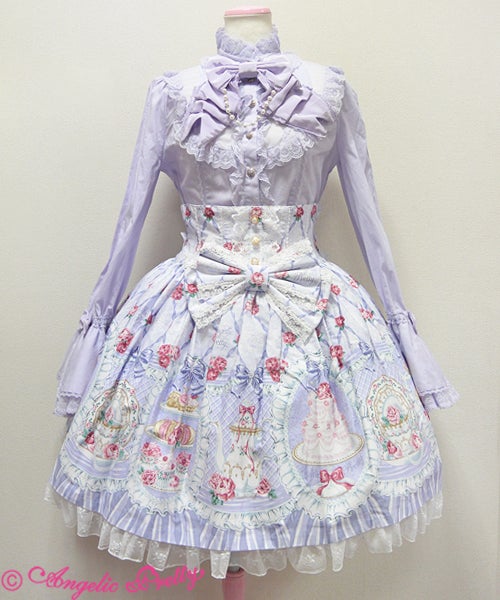Salon de thé Rose Skirt by Angelic Pretty
