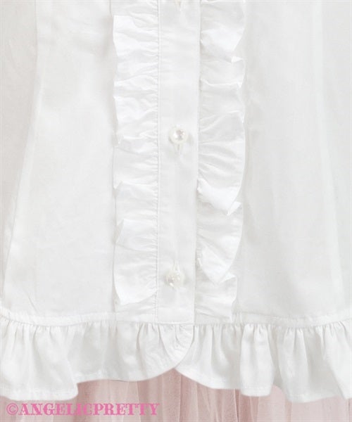 Heart Lace Short Sleeve Blouse by Angelic Pretty