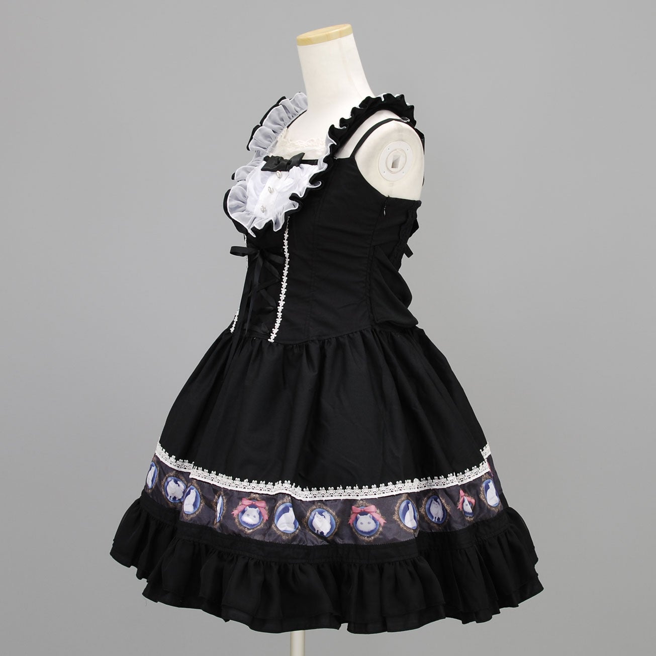 FRILL White Cat JSK by h.NAOTO