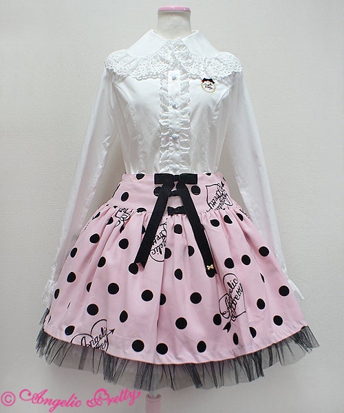 Dolly Dot Skirt by Angelic Pretty