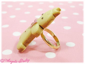 AngelicPretty お菓子の国ジンジャーマンリング Sweet Cream Gingerbread Ring by Angelic Pretty